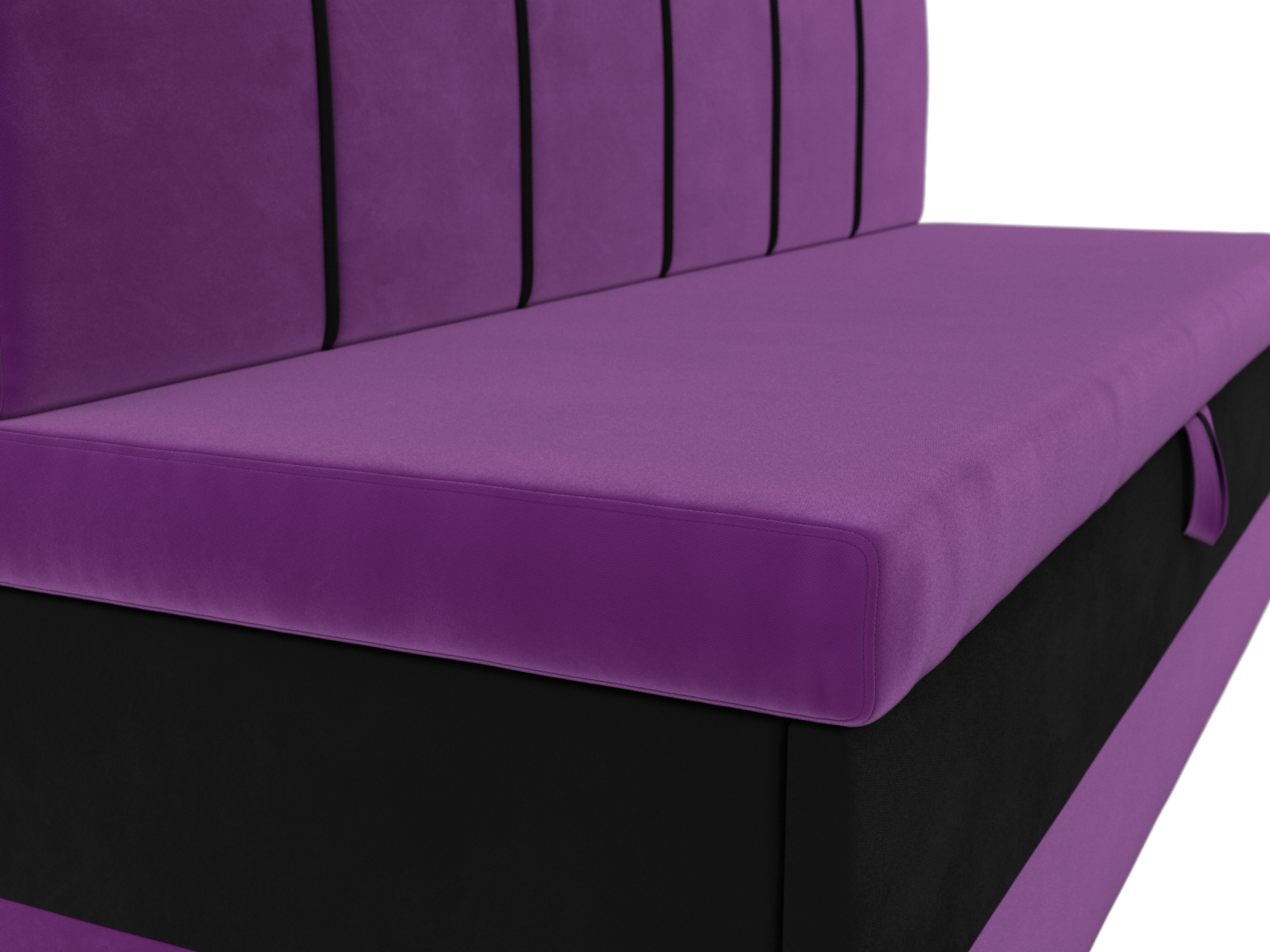 Кухонный диван Энигма (Фиолетовый\Черный)