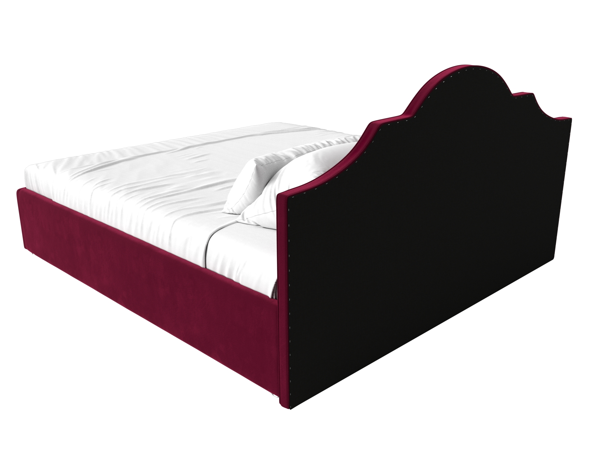 Интерьерная кровать Афина 180 (Бордовый)