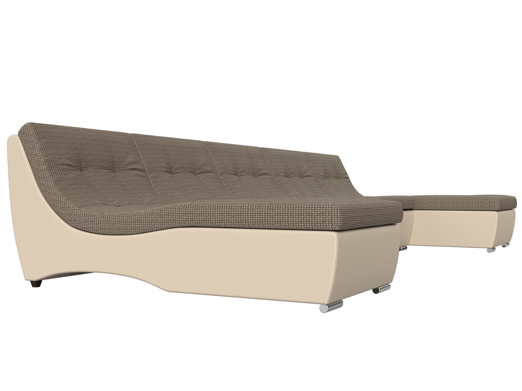П-образный модульный диван Монреаль Long (Корфу 03\бежевый)