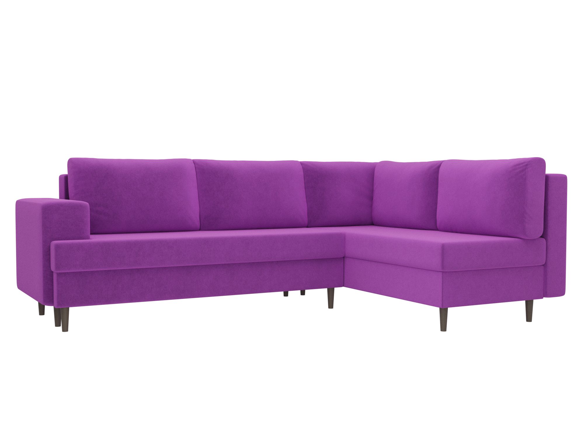 Угловой диван Сильвана правый угол (Фиолетовый)