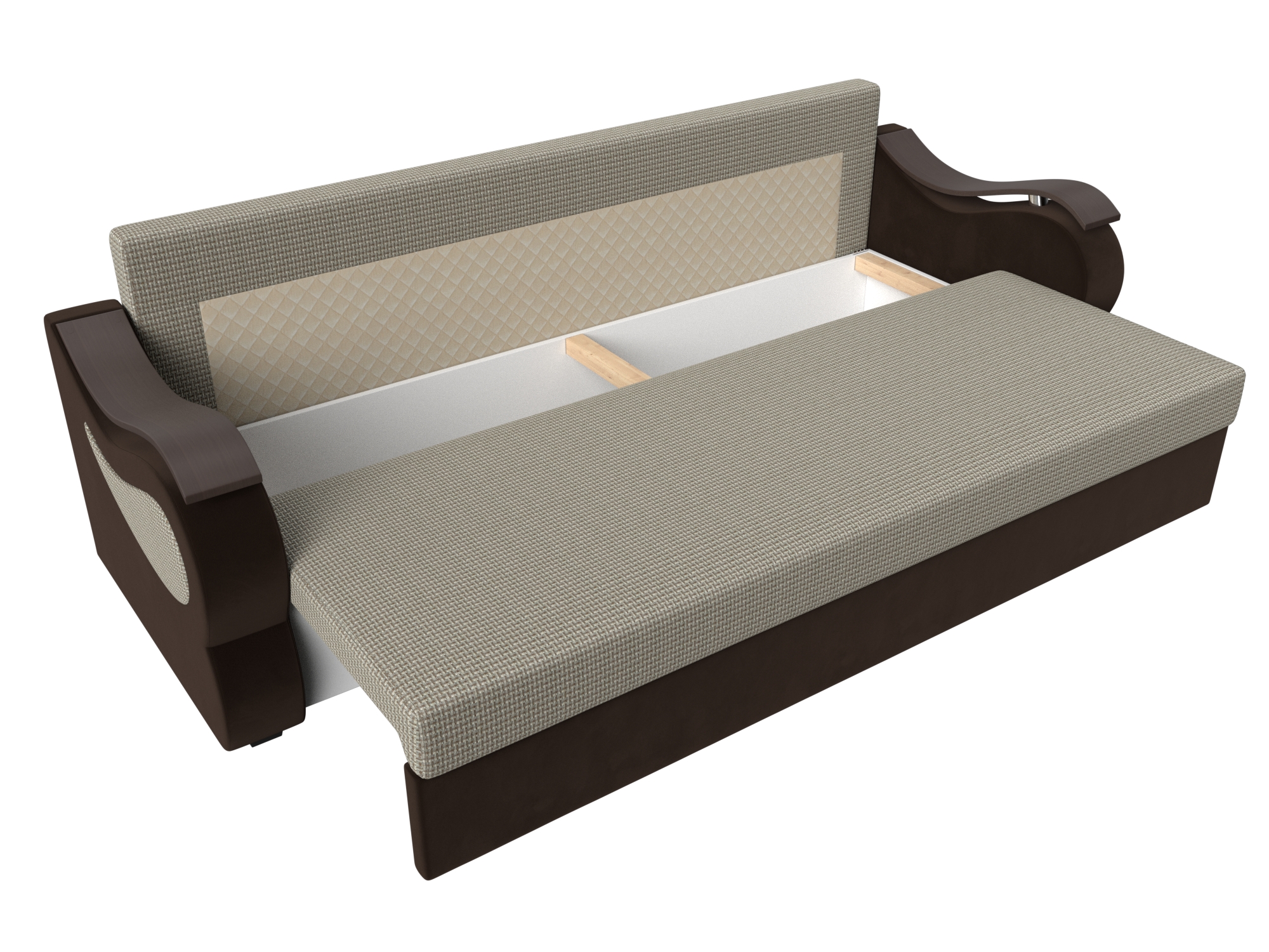 Прямой диван Меркурий Лайт (Корфу 02\коричневый)