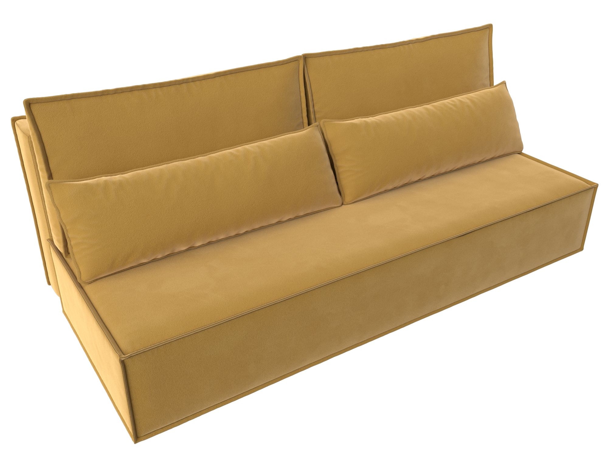 Прямой диван Фабио Лайт (Желтый)