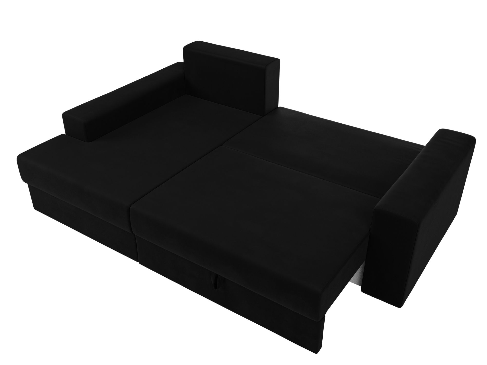 Угловой диван Майами левый угол (Черный)