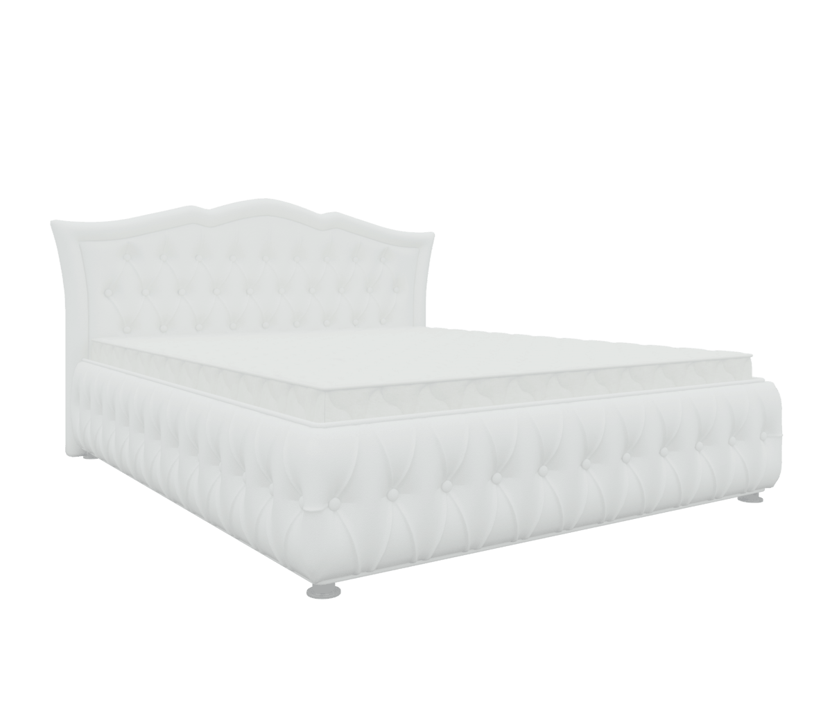 Интерьерная кровать Герда 180 (Белый)