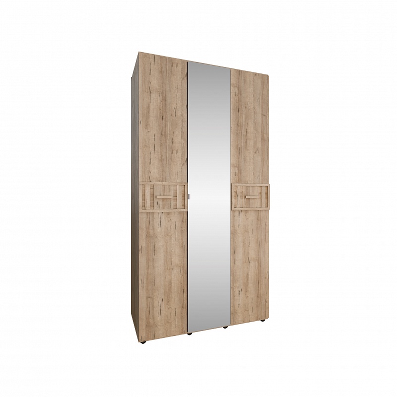 Шкаф для одежды и белья SCANDICA OSLO 444 ФАСАД Зеркало/Стандарт