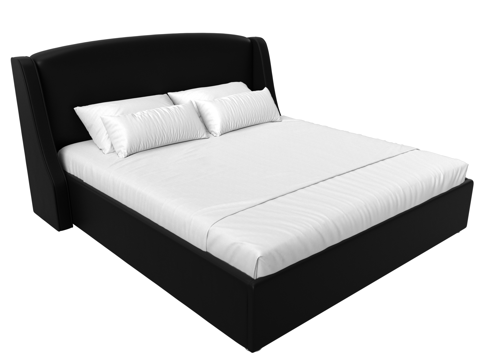 Интерьерная кровать Лотос 160 (Черный)