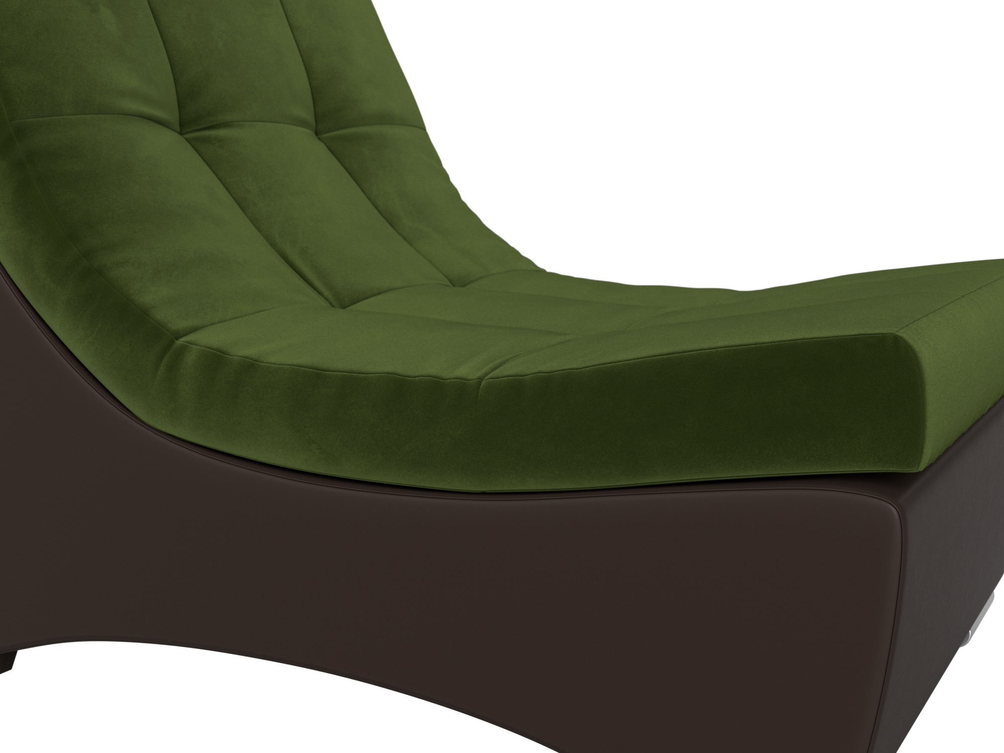 Модуль Монреаль кресло (Зеленый\Коричневый)