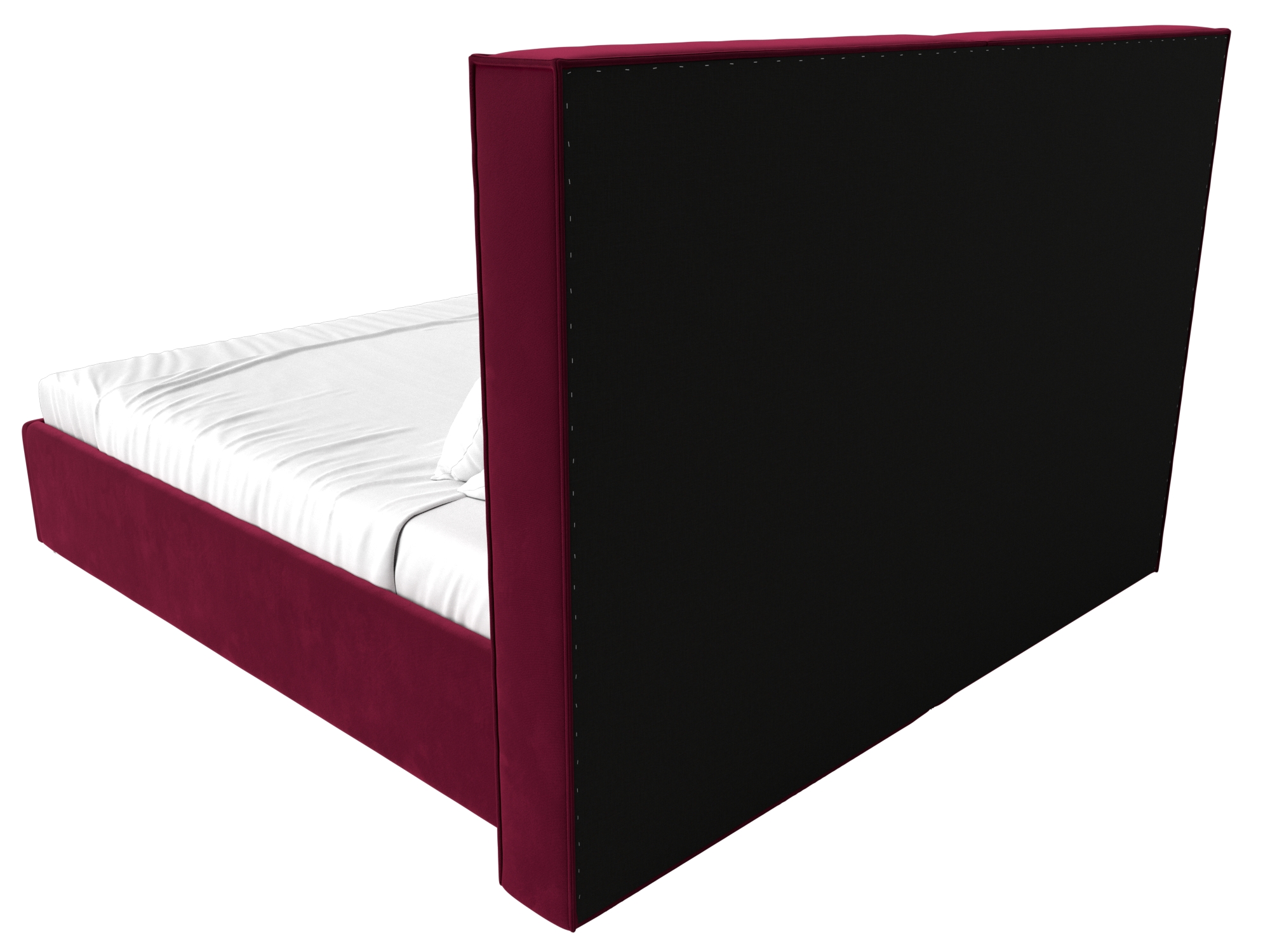 Интерьерная кровать Аура 160 (Бордовый)