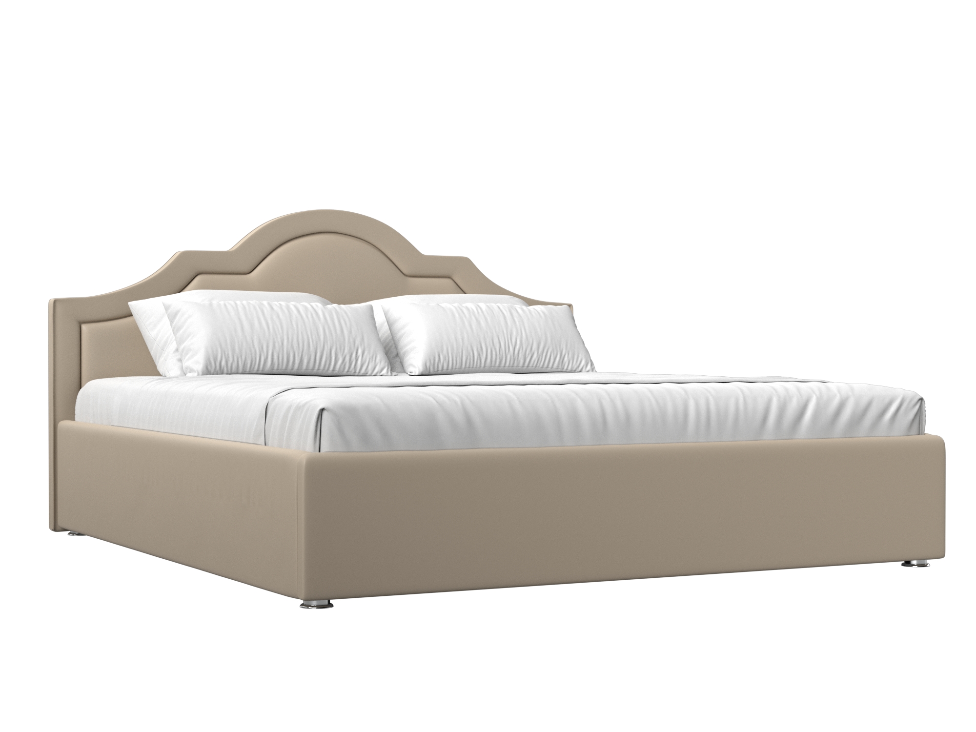 Интерьерная кровать Афина 160 (Бежевый)