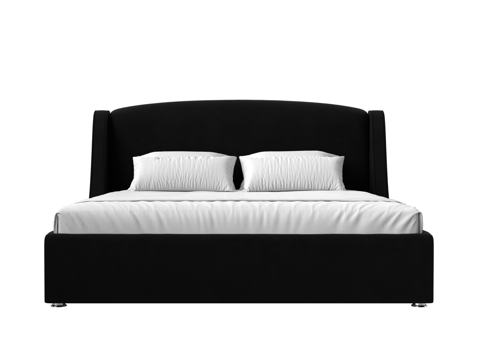 Интерьерная кровать Лотос 160 (Черный)