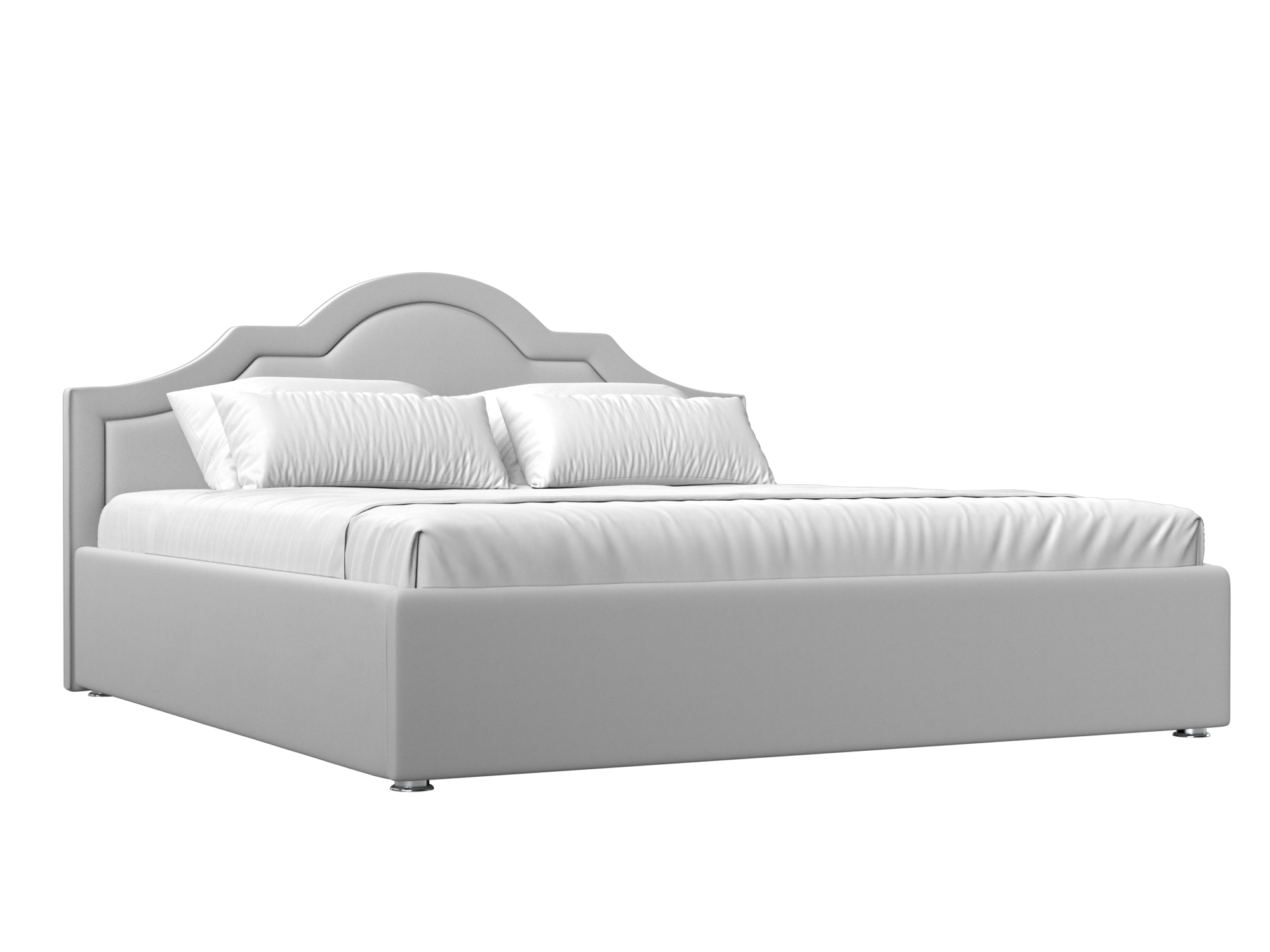 Интерьерная кровать Афина 180 (Белый)