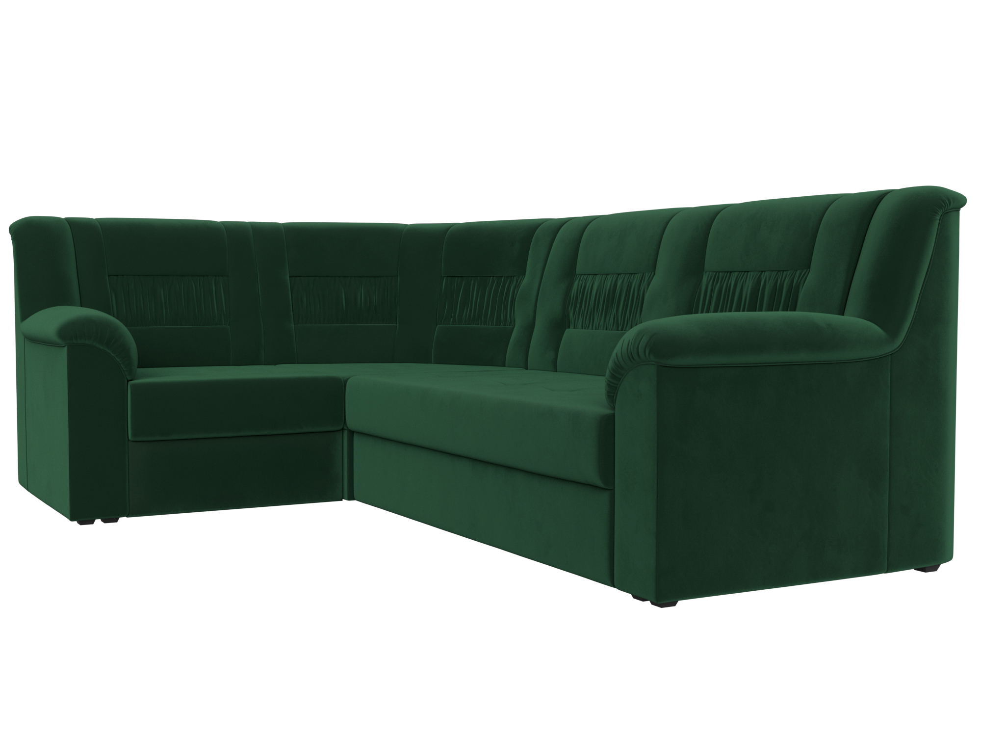 Угловой диван Карелия левый угол (Зеленый)