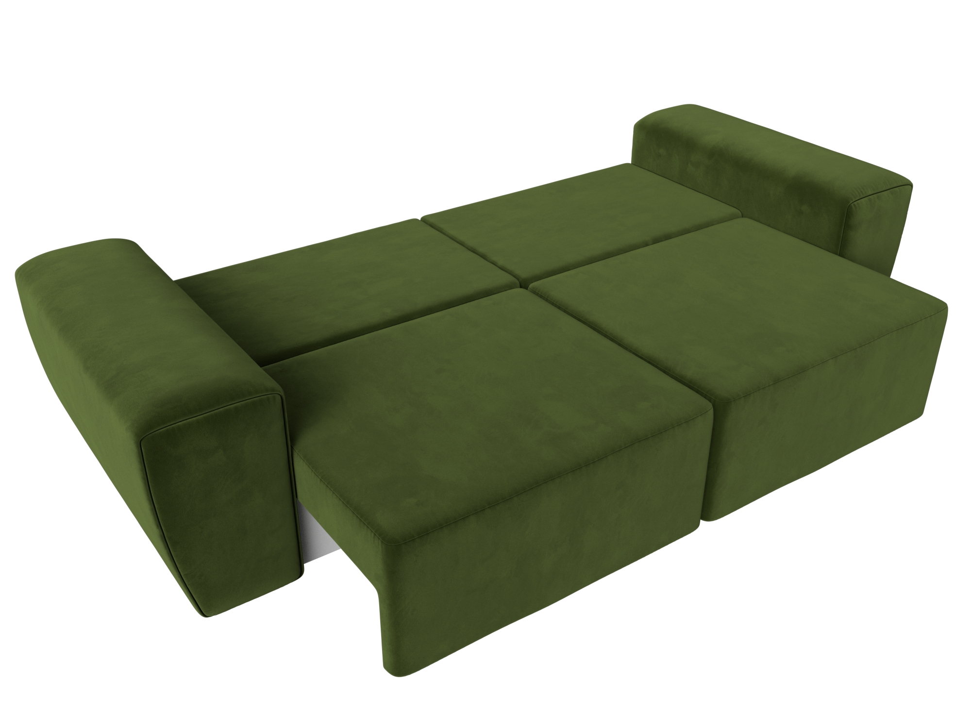 Прямой диван Беккер (Зеленый)