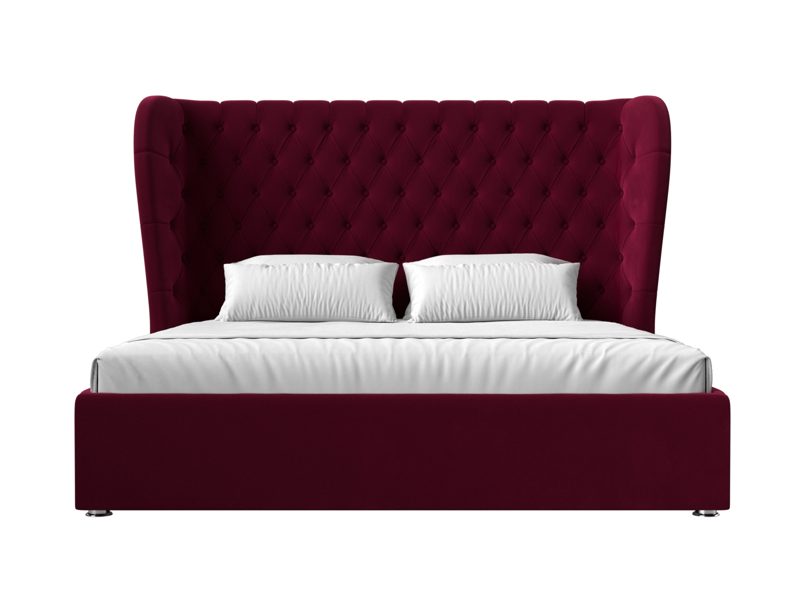 Интерьерная кровать Далия 160 (Бордовый)