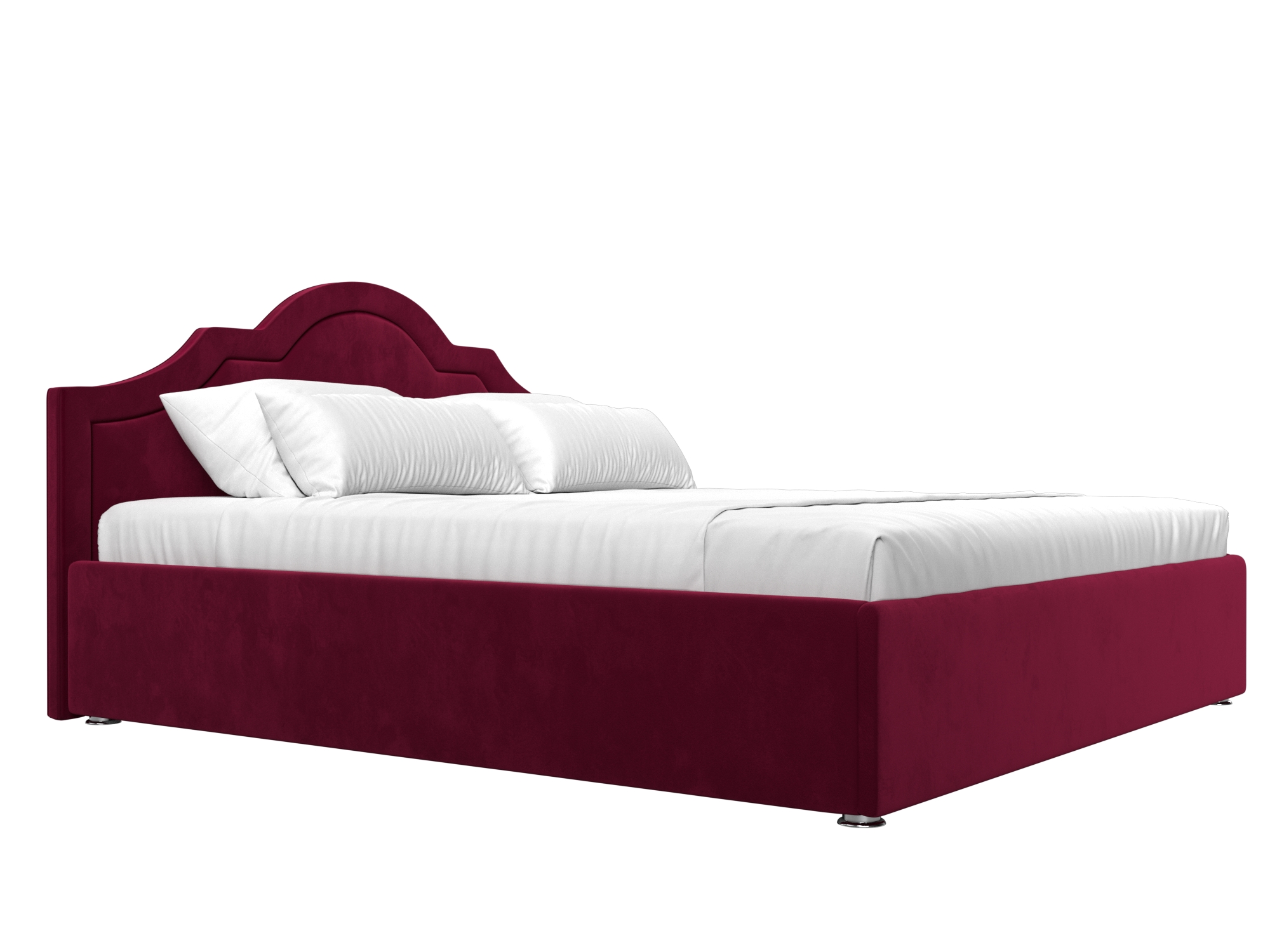 Интерьерная кровать Афина 160 (Бордовый)