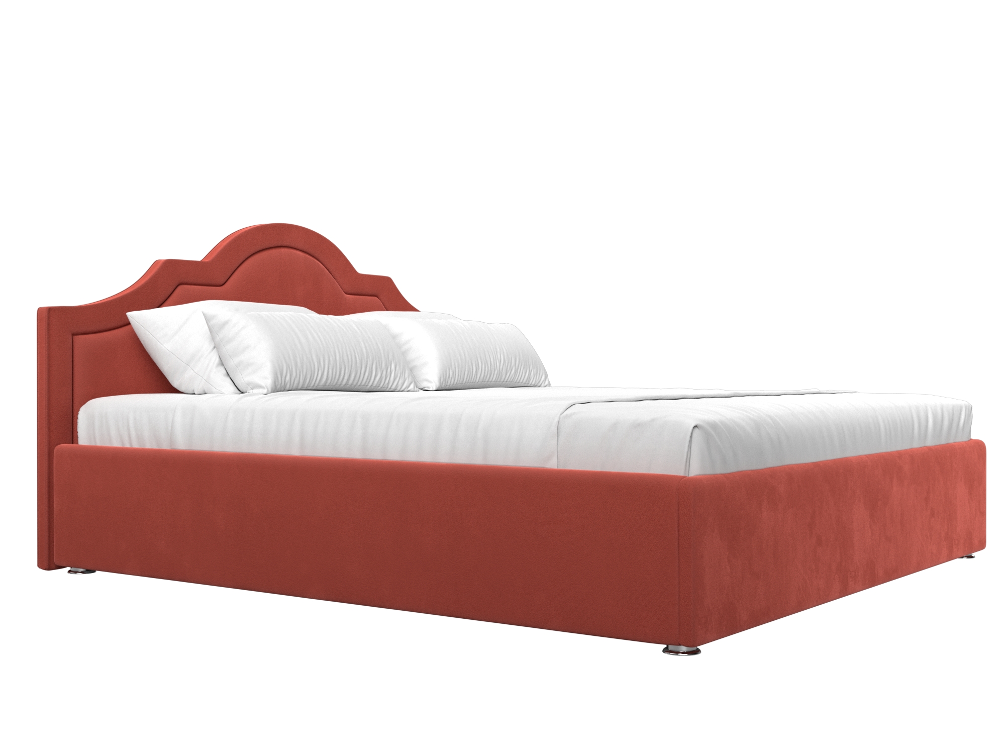 Интерьерная кровать Афина 160 (Коралловый)