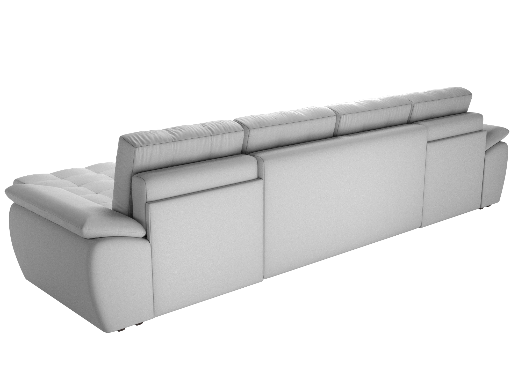 П-образный диван Нэстор (Белый\Черный)