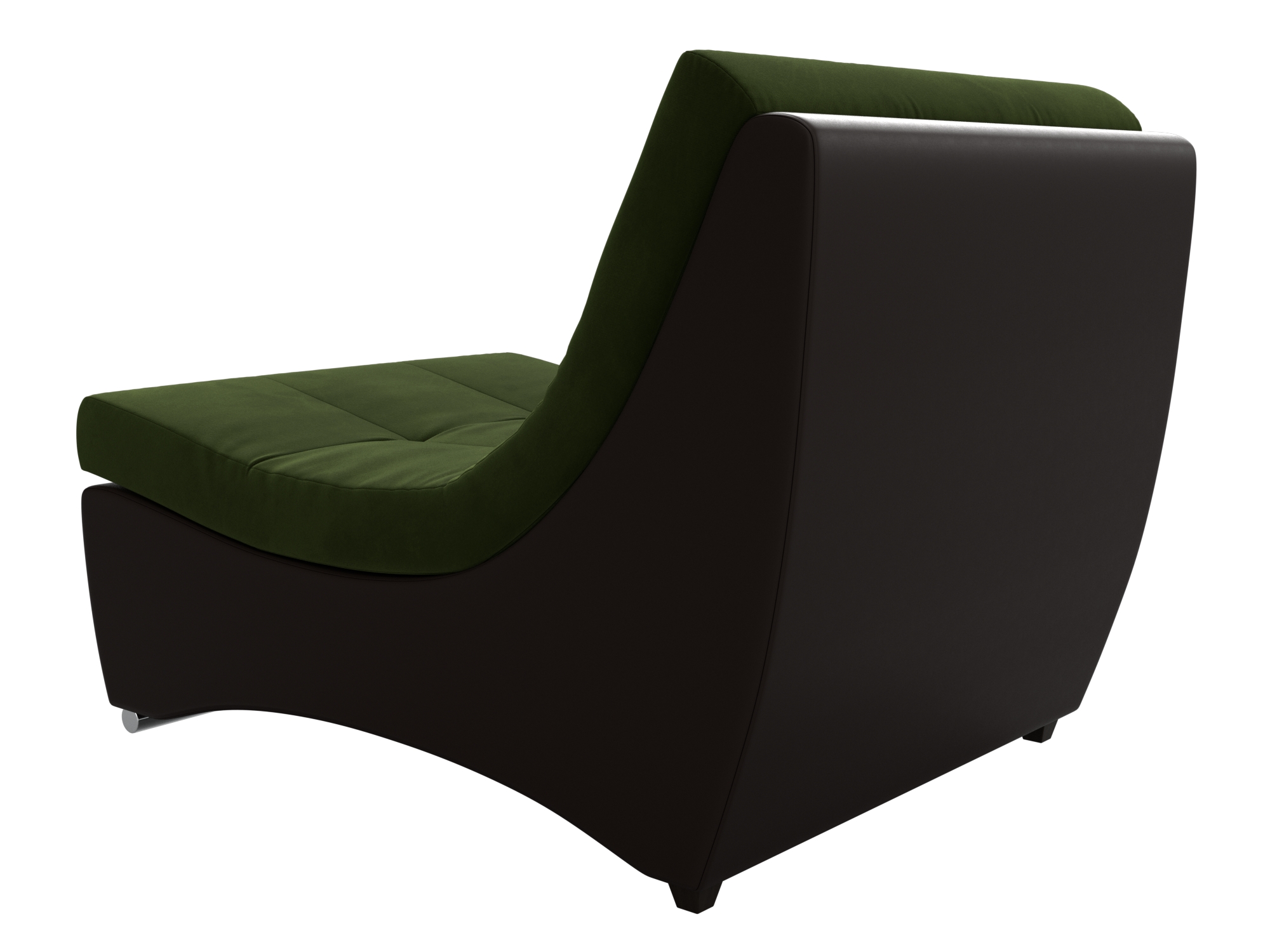 Модуль Монреаль кресло (Зеленый\Коричневый)