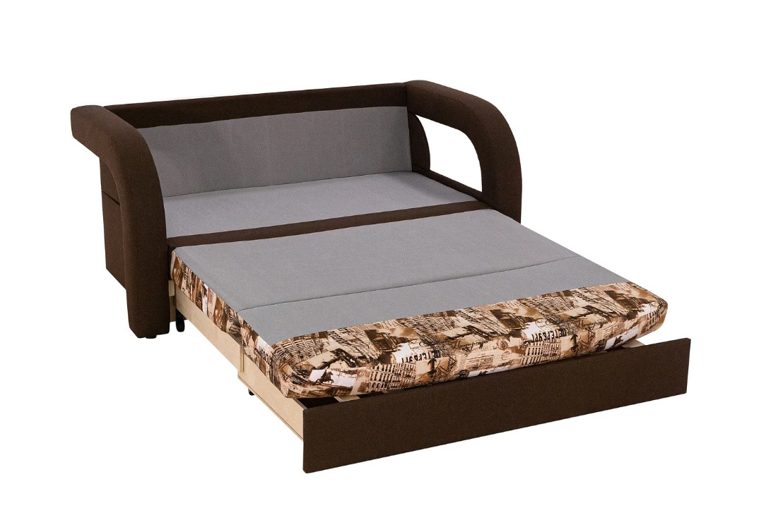 Диван-кровать Вена-3 (коричневый)