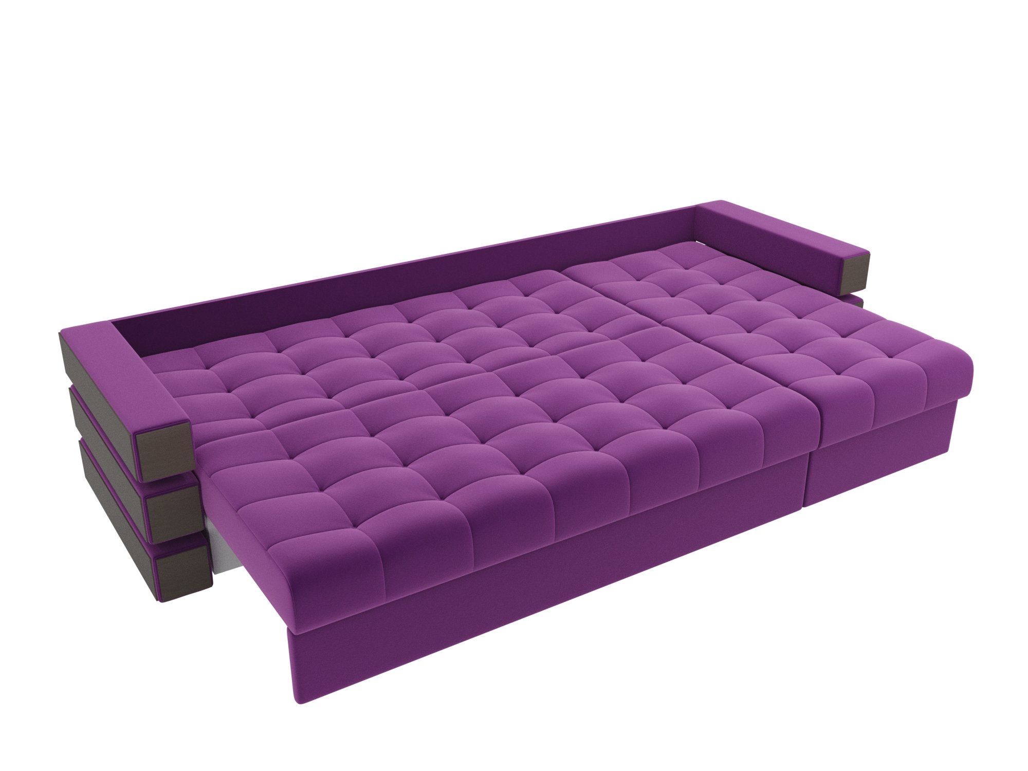 Угловой диван Венеция правый угол (Фиолетовый)