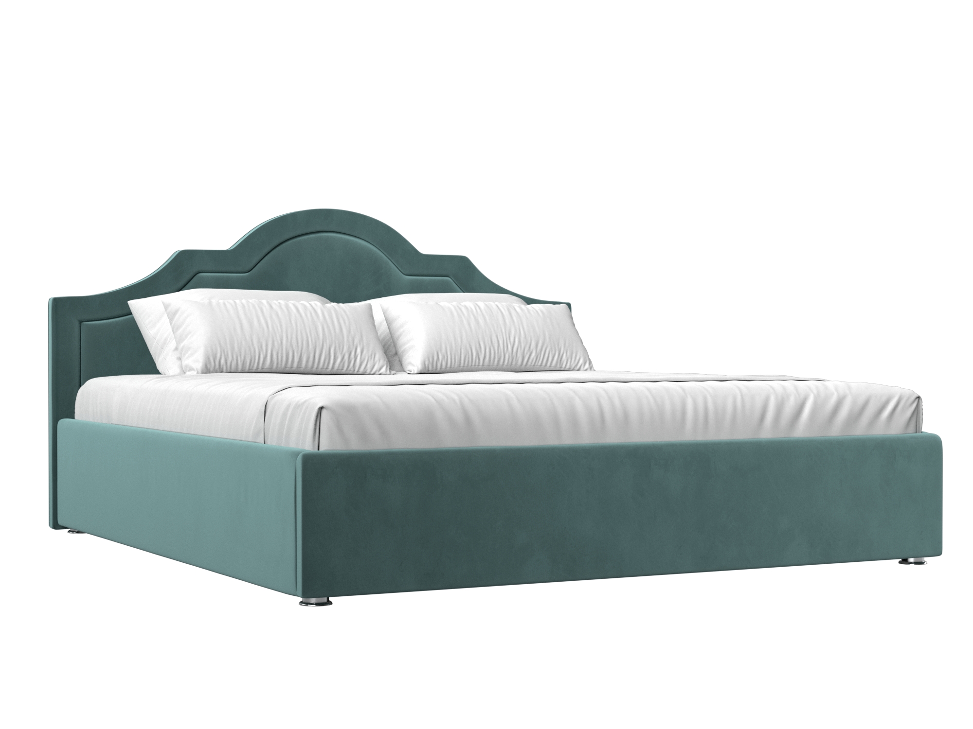 Интерьерная кровать Афина 180 (бирюзовый)