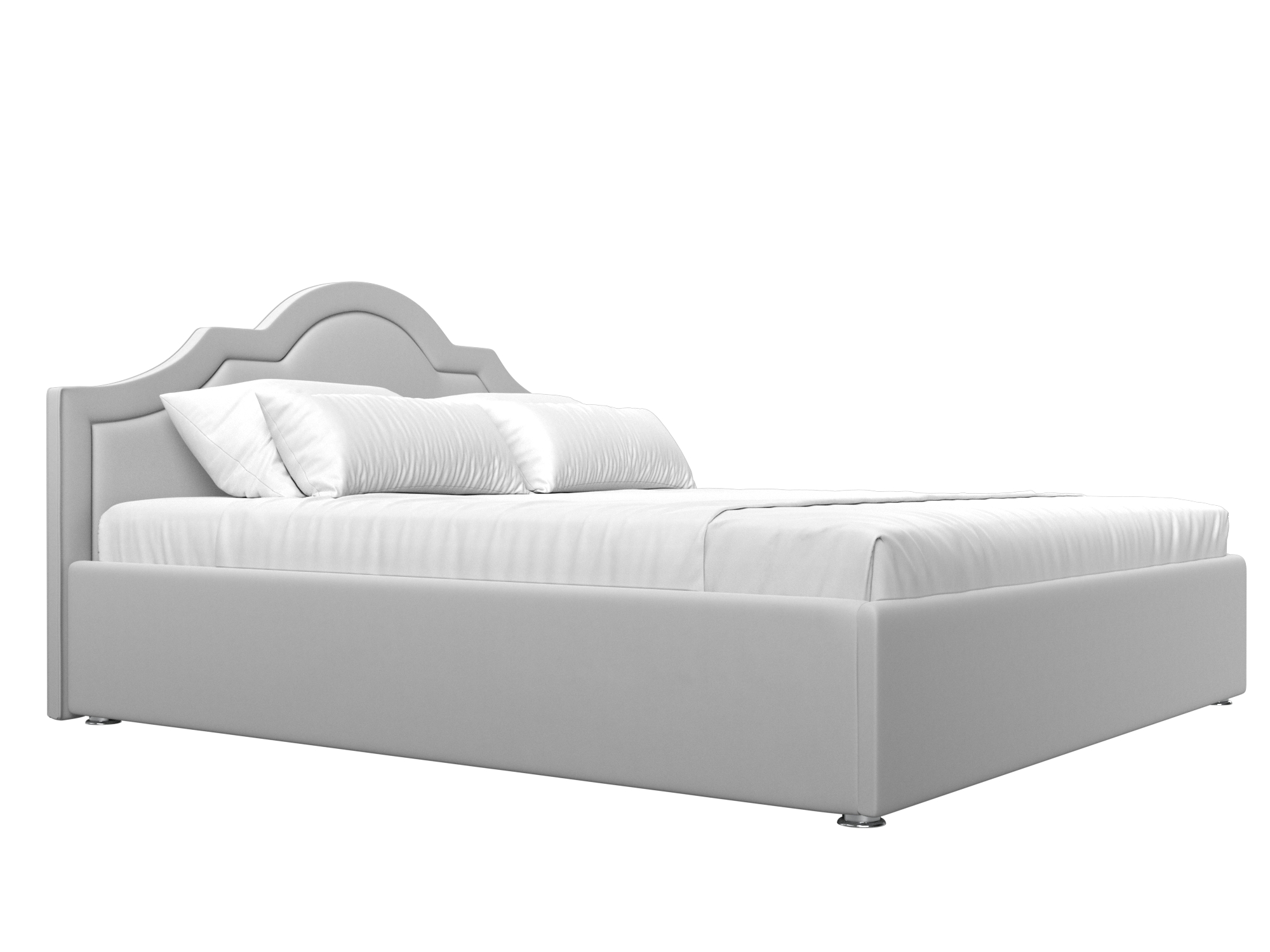 Интерьерная кровать Афина 180 (Белый)