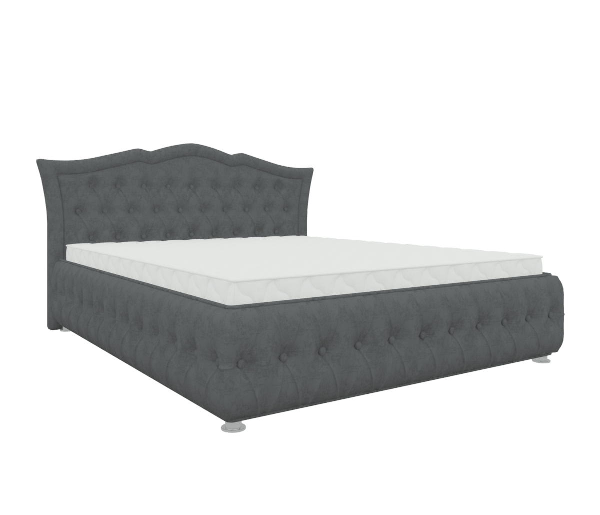 Интерьерная кровать Герда 180 (Черный)