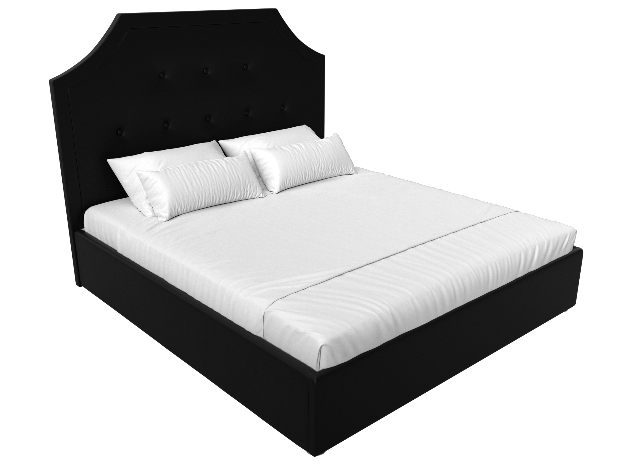 Интерьерная кровать Кантри 160 (Черный)