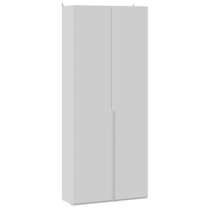 Шкаф для одежды с 2 глухими дверями Порто - СМ-393.07.223 Белый