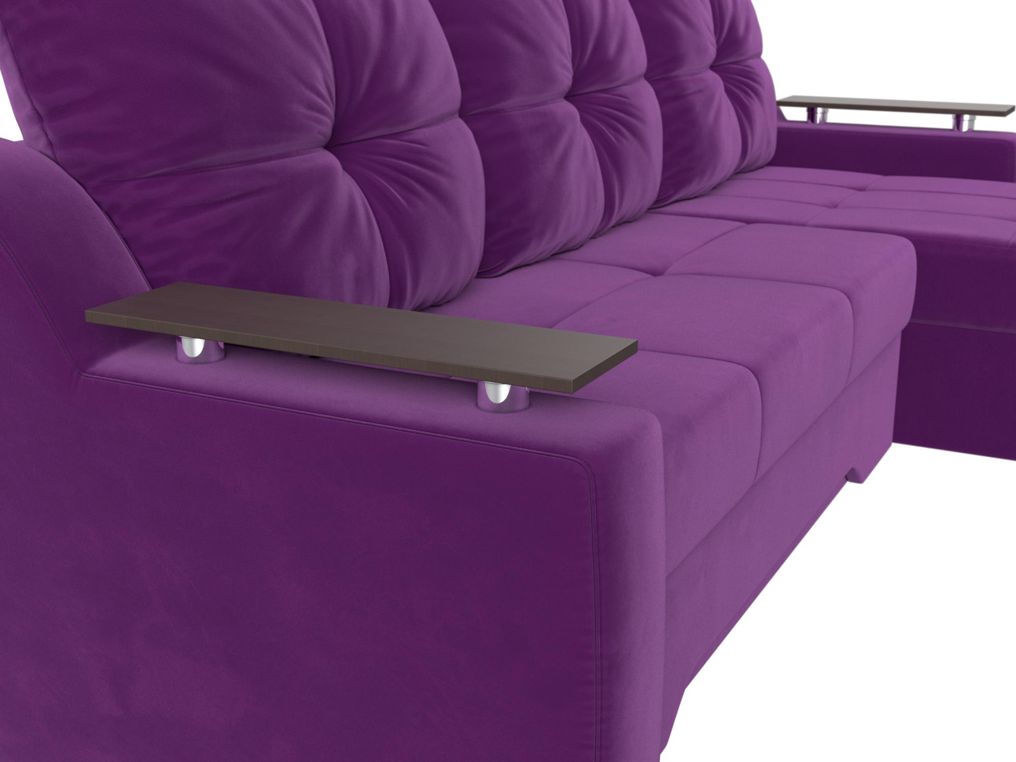 Угловой диван Сенатор правый угол (Фиолетовый)