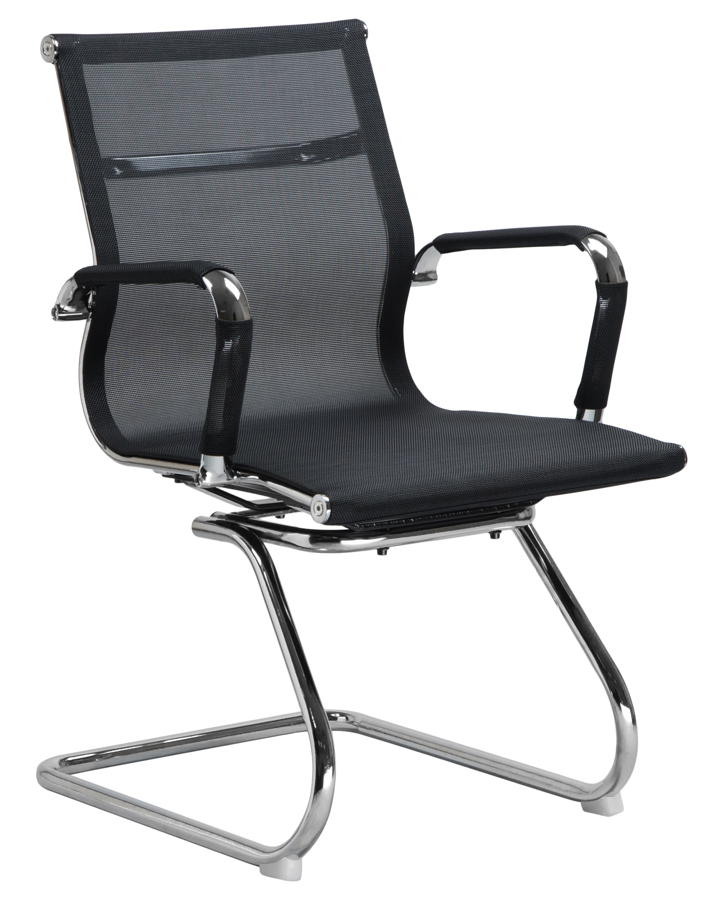 Офисное кресло для посетителей DOBRIN CODY MESH (чёрный)