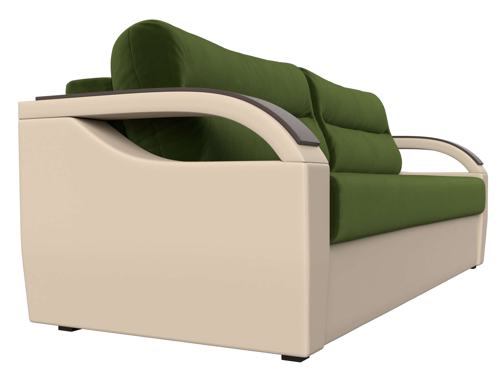Прямой диван Форсайт (Зеленый\Бежевый)