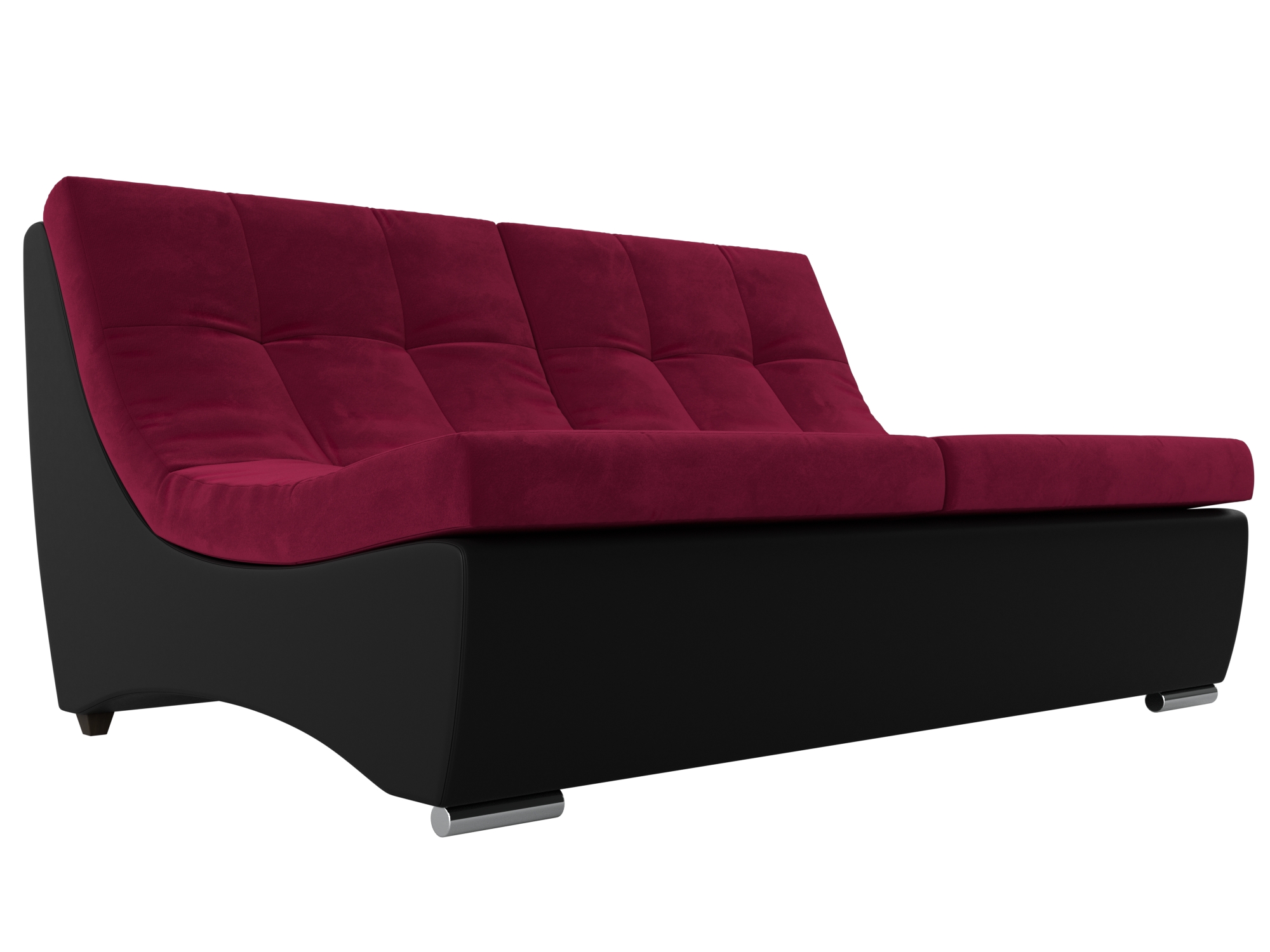 Модуль Монреаль диван (Бордовый\Черный)