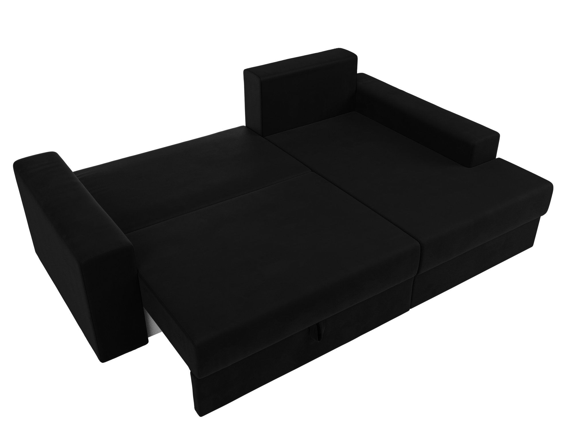 Угловой диван Майами правый угол (Черный)