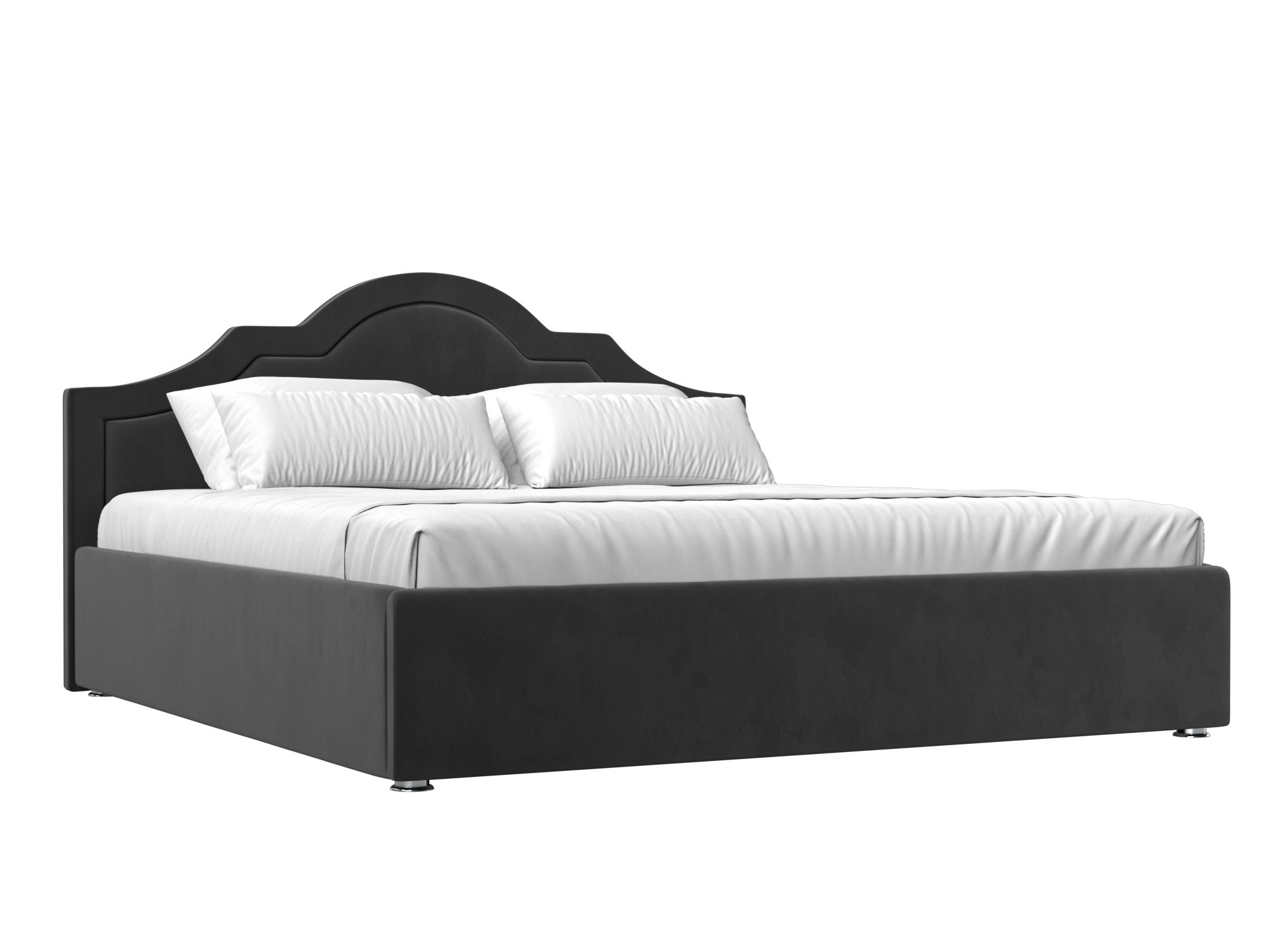 Интерьерная кровать Афина 160 (Серый)