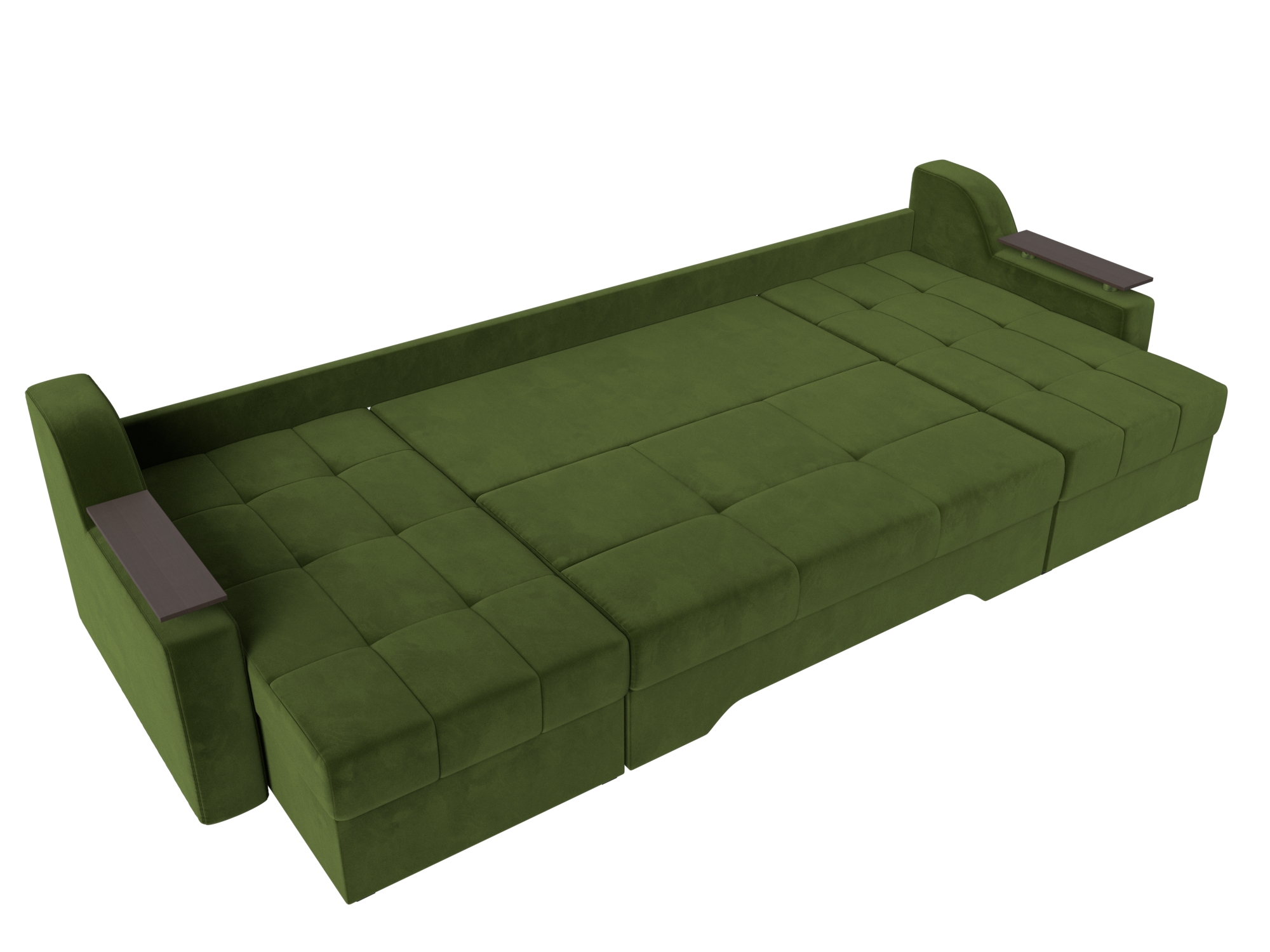 П-образный диван Сенатор (Зеленый)