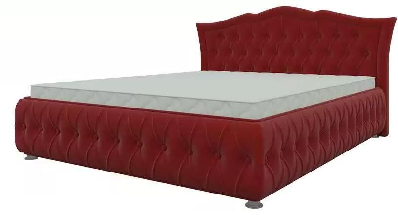 Интерьерная кровать Герда 140 (Бордовый)