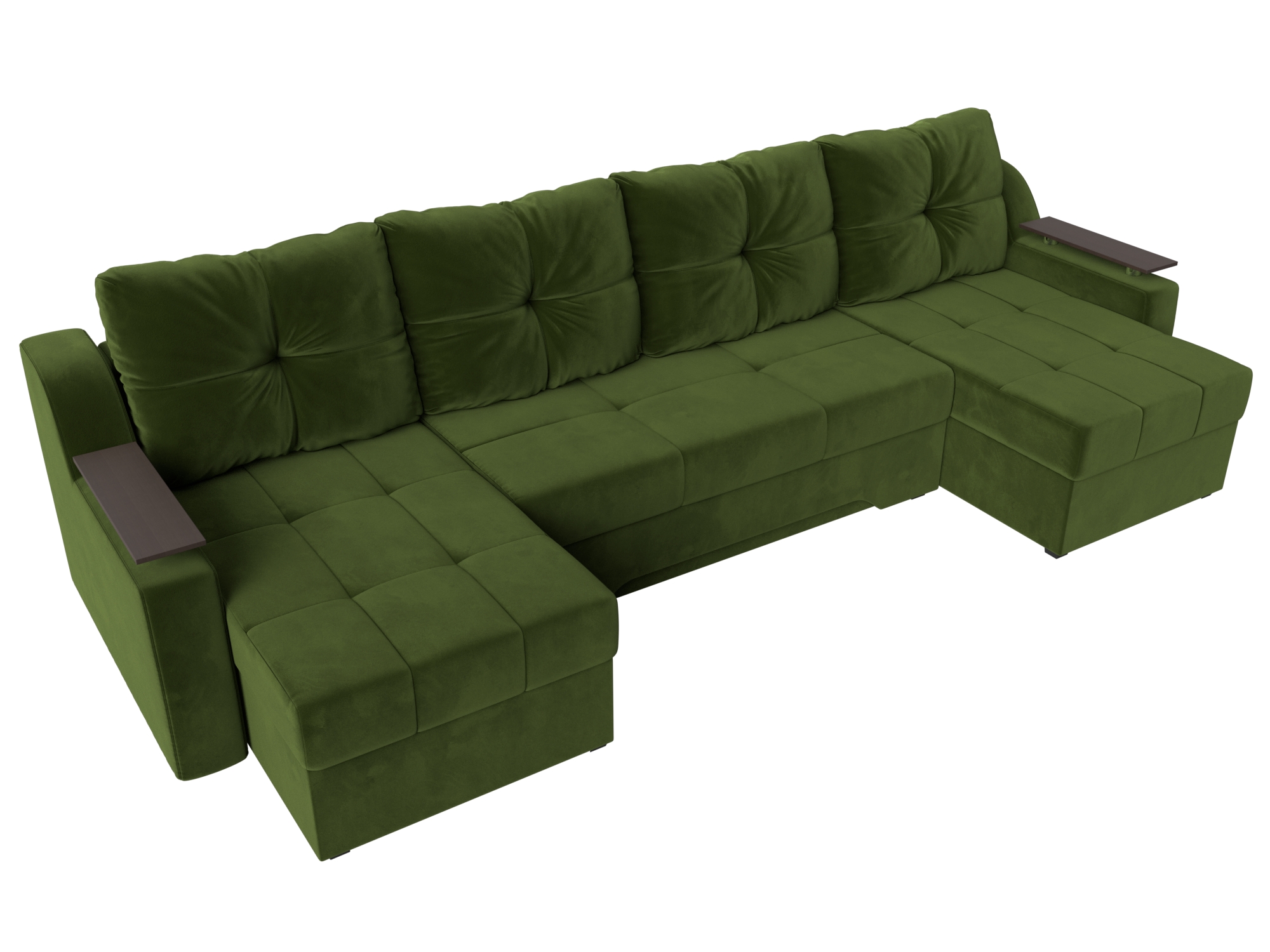 П-образный диван Сенатор (Зеленый)