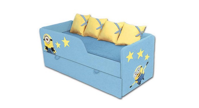 Диван-кровать Миньоны для двоих детей