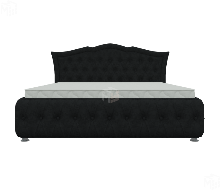 Интерьерная кровать Герда 200 (Черный)