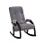 Кресло-качалка Модель 67 Венге, ткань V 32 (Венге/V32 серый)