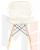 Стул обеденный DOBRIN BUTTERFLY (ножки светлый бук, цвет сиденья кремовый)