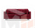 Диван прямой Снеп Бархат красный STAR VELVET 3 DARK RED