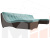 П-образный модульный диван Монреаль Long (Бирюзовый\Коричневый)
