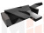 Угловой диван Дубай правый угол (Черный)