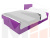Угловой диван Поло правый угол (Фиолетовый)