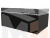 Кухонный угловой диван Классик левый угол (Серый\Коричневый)