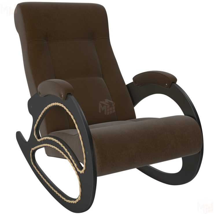 Кресло-качалка Модель 4 (Венге/Verona Brown)