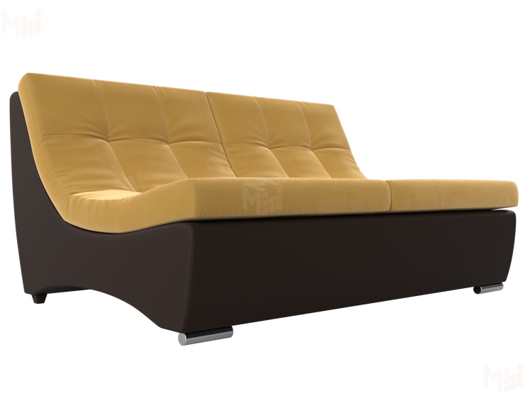 Модуль Монреаль диван (Желтый\коричневый)