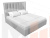 Интерьерная кровать Афродита 160 (Белый)